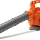 Husqvarna 125B Toy Leaf Blower, Light-Up Engine Makes Noise and Blows Out Real Air, Toddler Toys for Ages 3 and Up, Plastic, Orange/Gray, 589746402