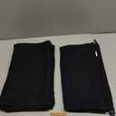 Homaxy 100% Cotton Kitchen Towels and Dishcloths Set, 12 x 12 Inches and 13 x 28 Inches, Set of 8 Bulk Kitchen Towels Set, Ultra Soft Absorbent Dish Cloths for Washing Dishes, Black