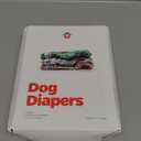 Pet Parents Washable Dog Diapers (3pack) + Extendrs of Durable Doggie Diapers, Premium Dog Diapers Female (Large, Daisy) (Large (19-27"))