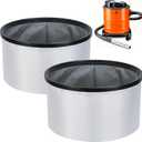 Tlswshsy 2 Pack 11.8'' x 11.8'' x 7'' Double Layer Ash Vacuum Filter, PAAC301 Washable Dust Vacuum Filter, Reusable Ash Vacuums Cloth Filtration for Part Replacement Great Clean Performance