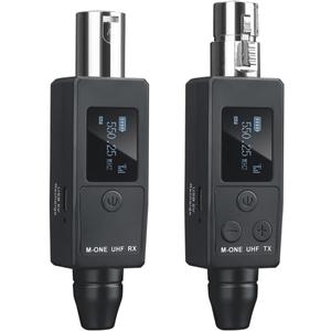YXG UHF Wireless XLR Transmitter and Receiver Plug-on Wireless Microphone System for Dynamic/Condenser Microphone,with 48V Phantom Power, Electric Guitar/Bass, and More,Audio Mixer, PA System YXG UHF Wireless XLR Transmitter and Receiver Plug-on Wireless Microphone System for Dynamic/Condenser Microphone,with 48V Phantom Power, Electric Guitar/Bass, and More,Audio Mixer, PA System