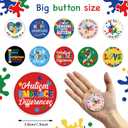 60 Pcs Autism Awareness Accessories Bulk Include 30 Puzzle Pieces Bracelet Silicone Wristband and 30 Button Badges Pins Special Autism Education for Adult Teens Motivational Party Supplies (blue)