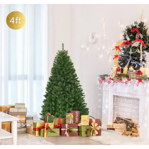 4 ft. Pre-Lit Artificial Christmas Tree with 100 LED Lights