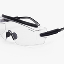 UKNOW Safety Goggles Over Glasses, Anti Fog Safety Glasses with Clear Wraparound Lens, ANSI Z87.1 Protective Eyewear