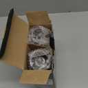 FORLIM Gravity Electric Salt and Pepper Grinder Set, Automatic Pepper Grinder Shakers Mill, Upgraded Batteries Powered Adjustable Coarseness with LED, One Hand Operation Perfect for Kitchen(Black) (6 oz)