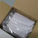 Sweetude 48 Sets Leather Luggage Tag Bulk and So The Adventure Begins Luggage Tags with Name Card for Wedding Bridal Shower Bachelorette Honeymoon Travel Graduation Gifts(White)