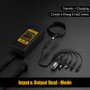 Carsty 42V Electric Scooter & Hoverboard Charger for Gotrax, Jetson, Segway, Ninebot, Swagtron | UL Certified with 5-in-1 Universal Plug Set