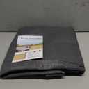 LOVE STORY 3'x10' Dark Grey Balcony Privacy Screen Fence Cover (HDPE) UV Protection Weather-Resistant 3 FT Height Shield for Deck, Patio, Backyard, Outdoor Pool, Porch, Railing