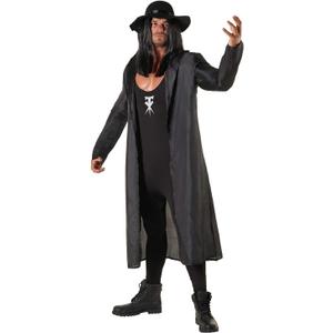 Morph The Undertaker Costume, WWE Undertakes Costume, WWE Costumes Adult, Halloween Costumes for Men (Large)