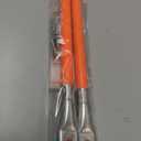 Snow Plow Blade Markers Guides Kit 304 Stainless Steel Joint 28'' Upgraded Thickened Material High Visibility Never Break Never Rust Fit for Most Snow Plow (Orange)