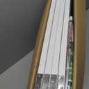 ZJSF Freestanding Indoor Dog Gate for House Foldable Wood White Puppy Gate for Doorways Pet Gate for Stairs Extra Wide Pet Fence 24" Height 3 Panels