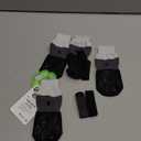 EXPAWLORER Anti Slip Dog Socks to Prevent Licking Paws, Dog Shoes for Cold Winter Snow, Dog Booties for Hardwood Floors, Dog Boots & Paw Protectors with Grippers for Small Medium Large Senior Dogs M (Black)