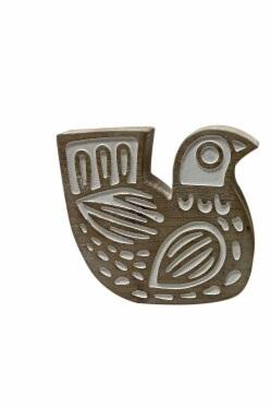 HD 6 IN Birds Wood/ White 2A