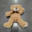 Plush Teddy Bear Cute Stuffed Animal Bear with Bow Plush Toys 13.8 Inches (Khaki)