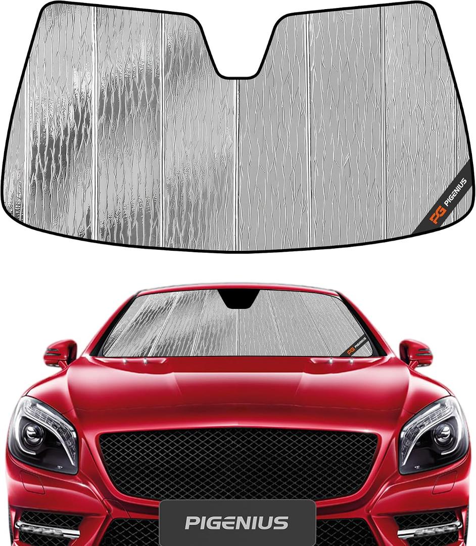 Pigenius Windshield Sun Shade for Mercedes-Benz SL 2013-2020 Front Window Sunshade - AstraGuard