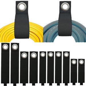 Heavy-Duty Storage Straps (Assorted 10 Pack) - Extension Cord Storage, Organizer, Cord Wrap Keeper, Cable Straps for Tools, Hoses, Rope, RV, Workshop and Garage Wall Storage and Organization