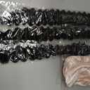 Crochet Hair for Black Women, Feather Crochet Hair, Deep Wave Miracle Knots, Pre-Separated Knotless Synthetic Fiber, 18 Inch, 150 Strands, Natural Black