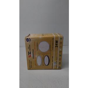 6PK 12 Inch Super Slim LED Flush Mount Ceiling Light, 24W, 2520LM, Selectable 3000K/4000K/6000K CCT, Low Profile Round Flat Panel Light for Bedroom, Kitchen, Hallway (Black)