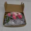 Giegxin 26 Pcs DIY Artificial Wildflower Garland 5.9 ft Faux Flower Hanging Vine Floral Garland Decorations for Wedding Birthday Baby Shower Garden Party Home Wall Banner Background