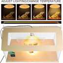 25~40 Newborns Chick Brooder Box Quail Cage Bird Playground Egg Incubator Chick Starter Kit