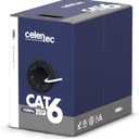 celertec CAT6 Ethernet Cable, 1000ft, 23AWG Solid Bare Copper, Unshielded Twisted Pairs(UTP), 550MHz, ETL Listed &CMR Riser Rated, Indoor, Bulk Ethernet Cable, Pull Box - White