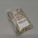 for iPhone 12 Mini Case with Card Holder for Women, for iPhone 12 Mini Phone Case Wallet with Strap Credit Card Slots Crossbody with Kickstand Zipper Case - Rice Leopard