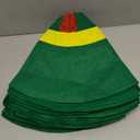 HooLing 50 Piece Christmas Elf Hats Bulk Santa Hats Costume Accessories for Christmas Cosplay Gifts Party Supplies (Green)