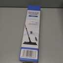 Qaestfy Grout Brush with Long Handle for Cleaning, Stiff Bristles Handheld Tile Scrub Brush, V-Shape Crevice Cleaning Brush for Floor Deep Cleaning