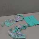 Kaei&Shi Garter Lingerie for Women, Underwire Floral Embroidered Sheer Sexy Lingerie, Matching Thong 3 Piece Lingerie Sets Boudoir Valentines Petite Mint Green, Small