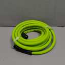 Flexzilla Air Hose, 3/8 in. x 25 ft., 1/4 in. MNPT Fittings, Heavy Duty, Lightweight, Hybrid, ZillaGreen - HFZ3825YW2