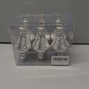 RoseCraft Christmas Ornaments Set, 6.3Inch Plastic Shatterproof Christmas Ball Hanging Ornaments for Xmas Tree Decorations, for Indoor Home Thanksgiving Halloween Party Decor - 6Pcs / Champagne.