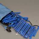 40pcs Perm Rods Set for Natural Hair Blue Plastic Cold Wave Rods Hair Curling Rollers with Steel Pintail Comb Rat Tail DIY Hairdressing Tools40pcs Blue (1 Count (Pack of 40))