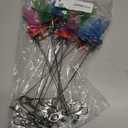 12 Pack Dragonfly Clip,Fake Dragonflies, Humming Bird Stakes Fake, Plastics Dragonfly for Garden Stakes Decor Yard Ornaments for Hat,Deer and Horse,Fly Scare Devices for Indoor Outdoor