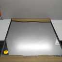 Wave design Mirror Black/Walnut 30"X40"