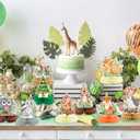 2 x 9 Pack Woodland Animals Honeycomb Centerpieces Table Decorations Woodland Baby Shower Decorations for Girl Boy Forest Theme Baby Shower Birthday Party Decorations Supplies