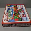 Christmas Train Set for Toddlers 2-4: Electric Toy Train with Light & Music, Toddler Toys for 1 2 3 Year Old Boy Girl, 6 Santa Finger Puppets, Track for Around Tree, Stacking Barns