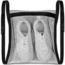 Sneaker Wash & Dry Net Bag Laundry Bags for Dryer Sneaker Large HoneyComber Mesh Bags with Zipper and Strap for Shoes Washing Mesh Net for Most Dryers Door 15.7" Large