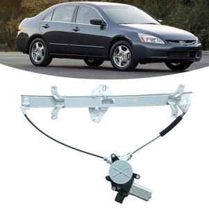 Front Left Driver Side Power Window Regulator with Motor Compatible with Honda Accord Sedan 2003-2007, Replaces #741-306, 741306, 72250SDAA02