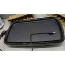 DASH Deluxe Everyday Electric Griddle with Dishwasher Safe Removable Nonstick Cooking Plate for Pancakes, Burgers, Eggs and more, Includes Drip Tray + Recipe Book, 20 x 10.5, 1500-Watt - Black