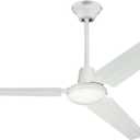 Westinghouse Westinghouse 7812700 Jax, Modern Industrial Style Ceiling Fan and Wall Control, 56 Inch, White Finish