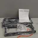 90 inch Narrow Console Table with Outlet,Adjustable Height(25"-37") Behind Sofa Table,Couch Behind Table Skinny,Couch Shelf with Charging Station,Long Entryway Tables for Living Room, Brown