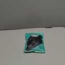 50PCS Black Hair Ties for Women, Cotton Seamless Hair Bands, Elastic Ponytail Holders, No Damage for Thick Hair, 2 Inch in Diameter, by Qarwayoc