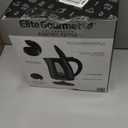 Elite Gourmet EKT8690 1.7L Electric Tea Kettle 1500W Hot Water Heater Boiler BPA-Free, Fast Boil, Water Level Window and Auto Shut-Off, Black