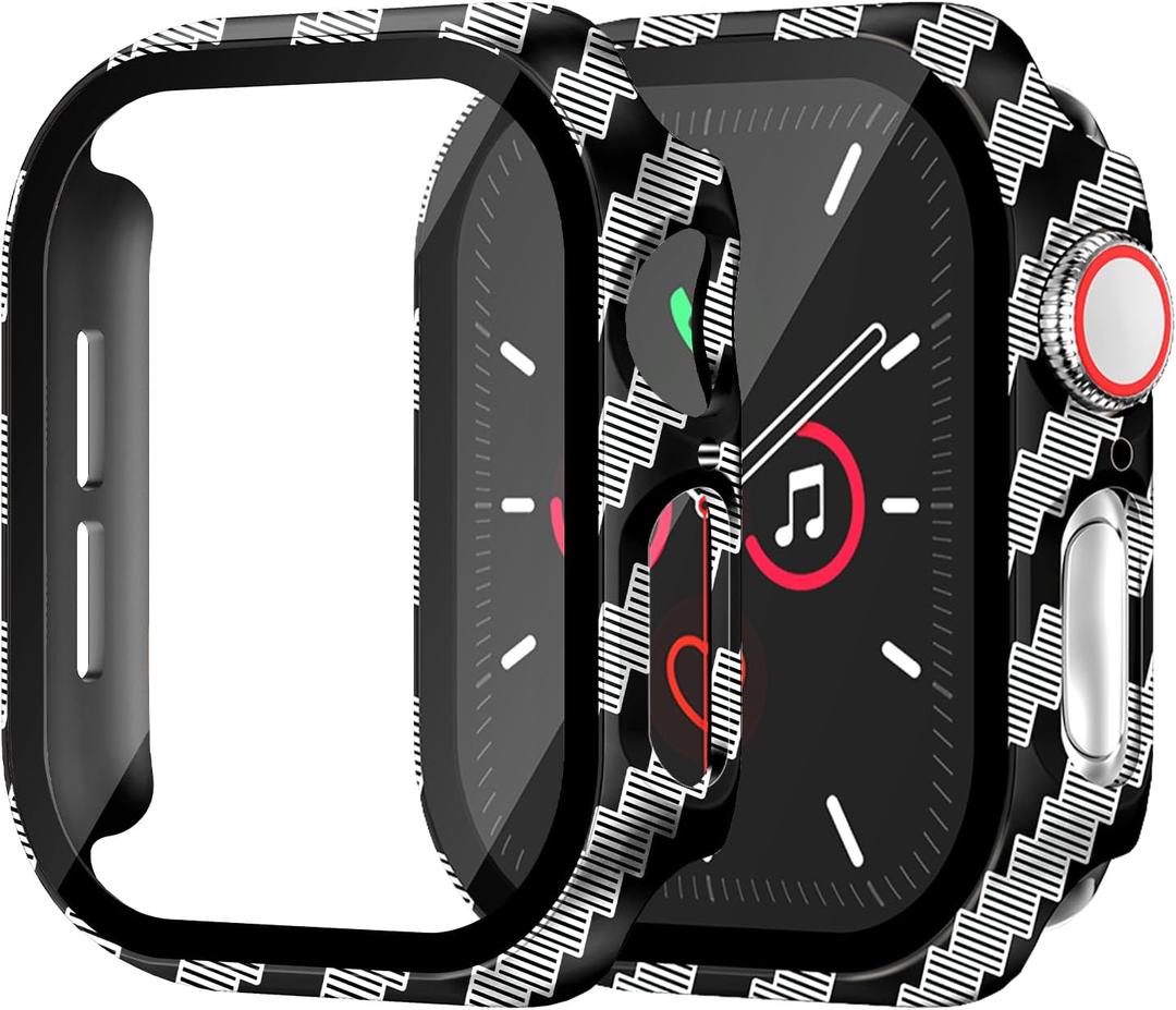 Hard Case for Apple Watch Series 10 Series 11 [2025] 46mm Screen Protector,Built-in Full Tempered Glass [Touch Sensitive] Slim Bumper Protective Cover iWatch S10 S11 Accessories