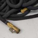75ft Non-Expanding Garden Hose  Ultra-Light, Kink-Free, High-Pressure, Abrasion-Resistant, Durable, All-Weather, Eco-Friendly, Black&Gray