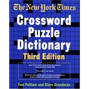 The New York Times Crossword Puzzle Dictionary, Third Edition
