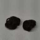 4pcs Cat Ear Bun Hairpiece Clip Extensions for Women Updo for Cosplay Parties and Everyday Wear