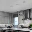 Modern Kitchen Island Pendant Light Dimmable LED Chrome Finish Mini Crystal Pendant Lighting Bedroom Bedside Table Small Pendant Lights2-Pack