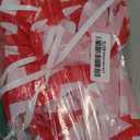 MARFOREVER 164 Ft Red and White Checkered Flag Banner, 80 Pcs Red Plaid Pennant Banner Flag Gingham Picnic Party Decorations for Carnival Birthday Red Checkered Outdoor Indoor 17.7 x 11.8 inches