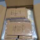 Skylety 18 Pcs Employee Appreciation Gift for Women Christmas Thank You Gifts Bulk for Coworker Team Staff Nurse Teacher 16 oz Glass Cup A6 Inspirational Notebook with Ballpoint Pen Bowknot(Thank You)